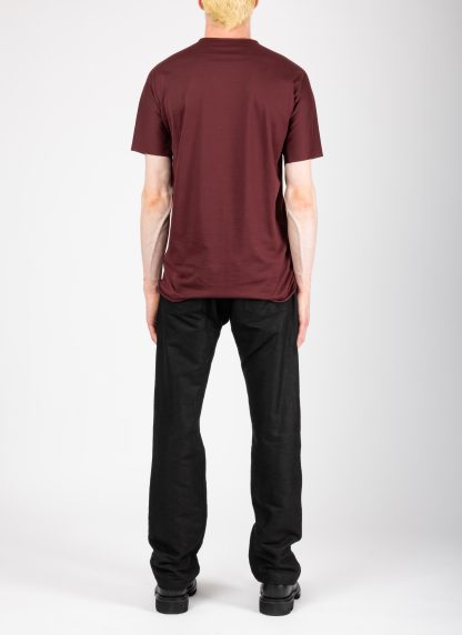 MA+ Maurizio Amadei T211C CM JCL10 Men Hand Stitched One Piece Short Sleeve T Shirt Herren tshirt tee cotton aubergine hide m 5