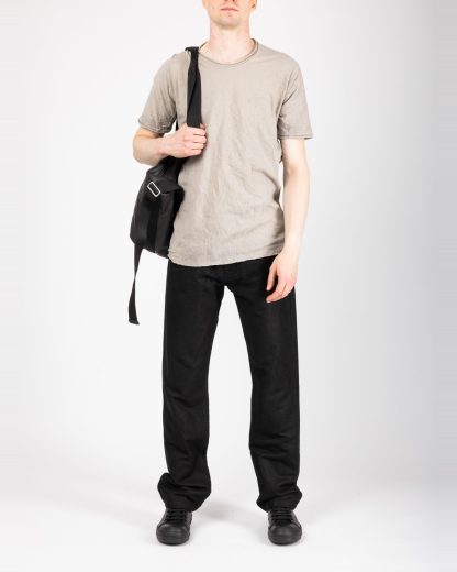 RICK OWENS RA02F0961 LCN 09 Tower Trolley Bag Tasche calf leather black hide m 4