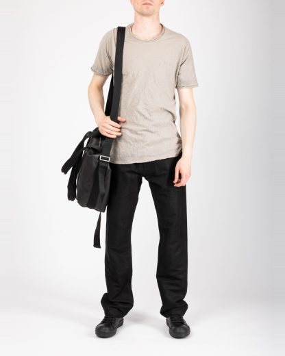 RICK OWENS RA02F0961 LCN 09 Tower Trolley Bag Tasche calf leather black hide m 6