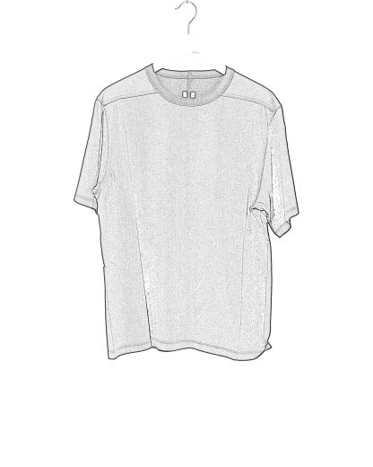 RICK OWENS RU02F4232 JA 09 Tower Brad T Shirt Men Herren Tee cotton black hide m 2