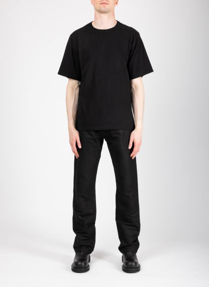 RICK OWENS RU02F4232 JA 09 Tower Brad T Shirt Men Herren Tee cotton black hide m 3