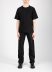 RICK OWENS RU02F4232 JA 09 Tower Brad T Shirt Men Herren Tee cotton black hide m 3