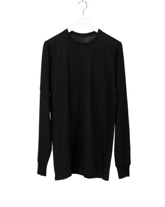 RICK OWENS RU02F4266 JA 09 Tower Level Long Sleeve T Shirt Men Herren Tee cotton black hide m 1