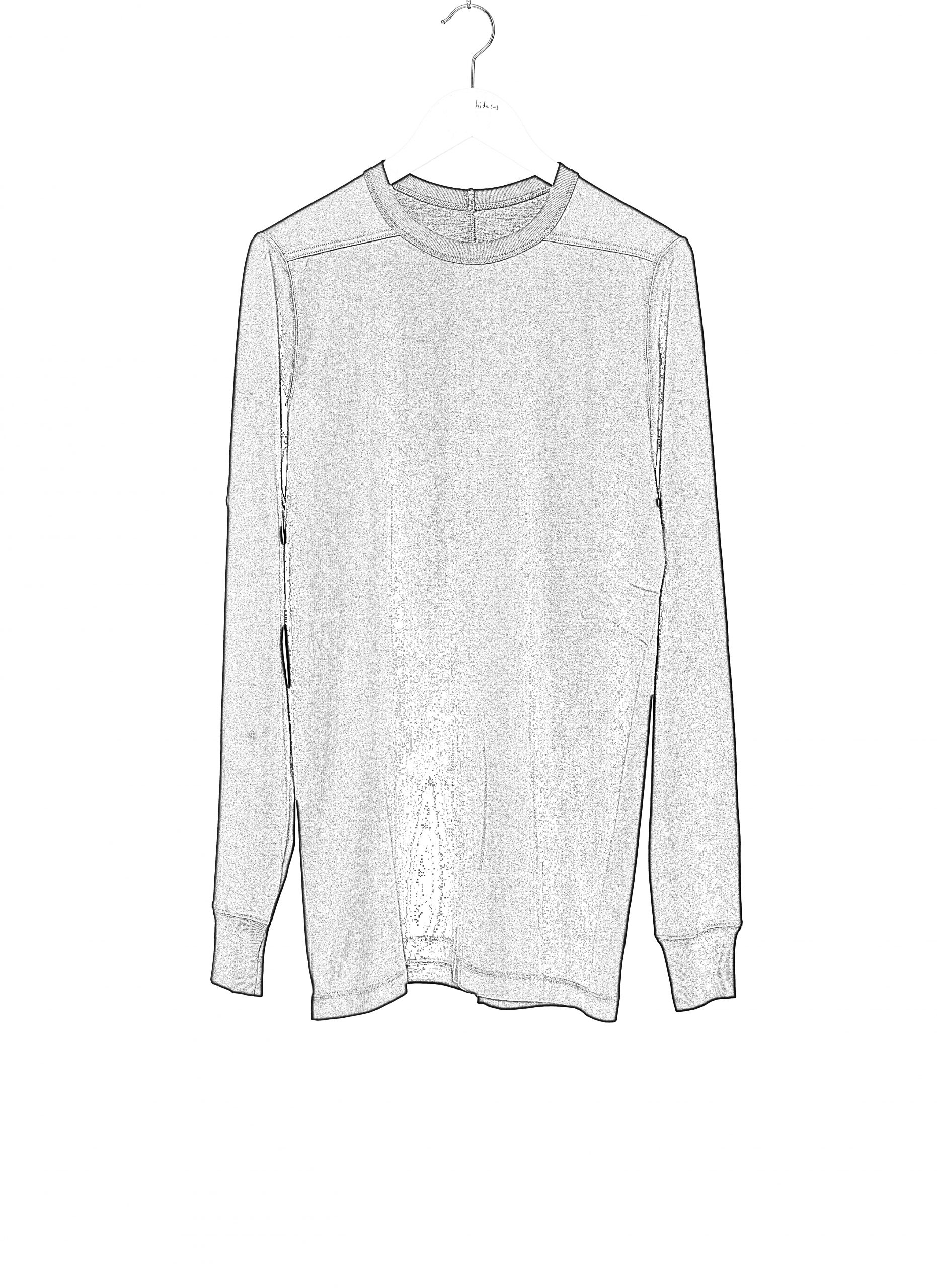 RICK OWENS RU02F4266 JA 09 Tower Level Long Sleeve T Shirt Men Herren Tee cotton black hide m 2 RICK OWENS RU02F4266 JA 09 Tower Level Long Sleeve T Shirt Men Herren Tee cotton black hide m 2