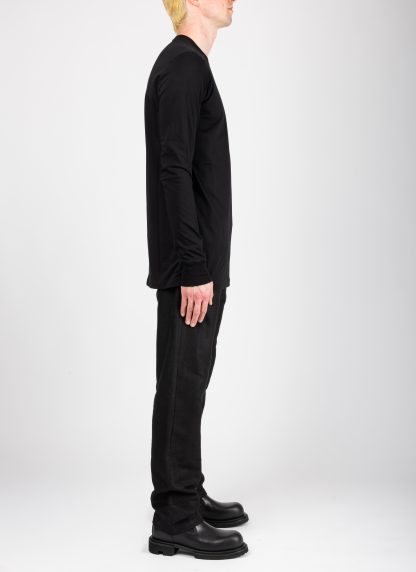 RICK OWENS RU02F4266 JA 09 Tower Level Long Sleeve T Shirt Men Herren Tee cotton black hide m 4