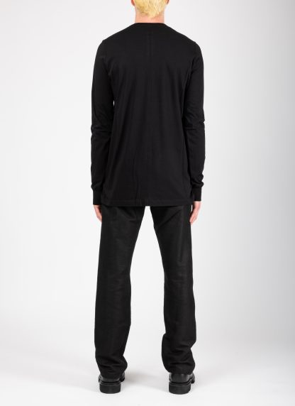 RICK OWENS RU02F4266 JA 09 Tower Level Long Sleeve T Shirt Men Herren Tee cotton black hide m 5
