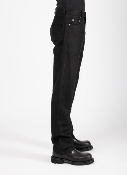 RICK OWENS RU02F4399 MOR 09 Tower Kurdt Pants Herren Hose Jeans ramie cotton black hide m 4