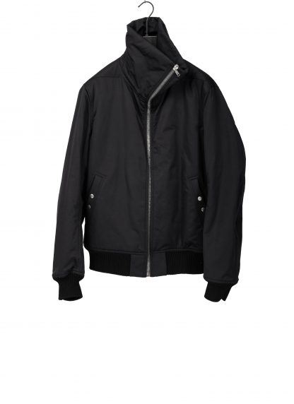 RICK OWENS RU02F4751 MU 09 Tower Dracuflight Bomber Jacket Padded Herren Jacke nylon cotton black hide m 1