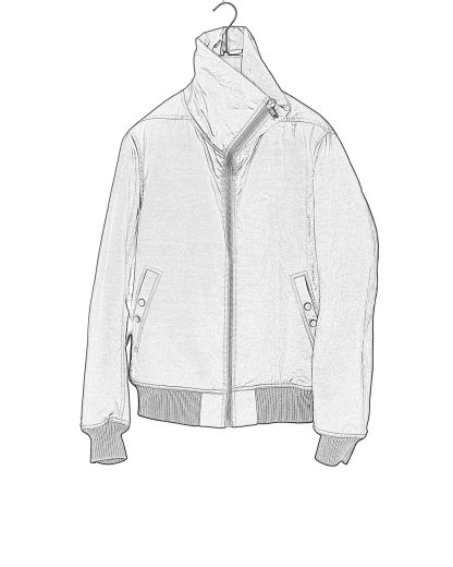 RICK OWENS RU02F4751 MU 09 Tower Dracuflight Bomber Jacket Padded Herren Jacke nylon cotton black hide m 2