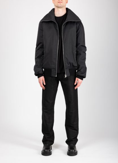 RICK OWENS RU02F4751 MU 09 Tower Dracuflight Bomber Jacket Padded Herren Jacke nylon cotton black hide m 3