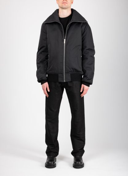 RICK OWENS RU02F4751 MU 09 Tower Dracuflight Bomber Jacket Padded Herren Jacke nylon cotton black hide m 4