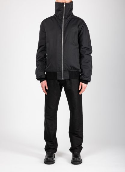 RICK OWENS RU02F4751 MU 09 Tower Dracuflight Bomber Jacket Padded Herren Jacke nylon cotton black hide m 5