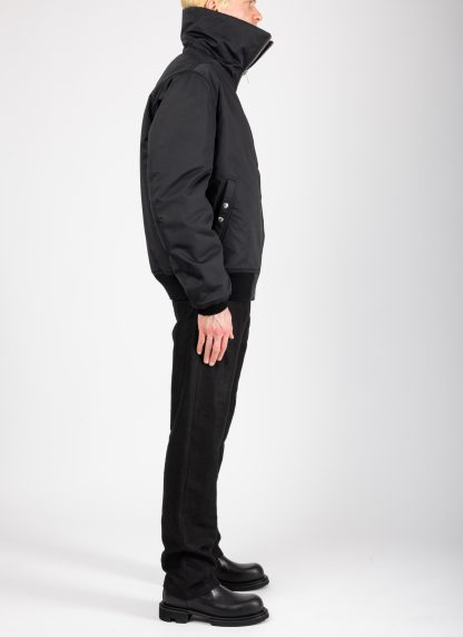 RICK OWENS RU02F4751 MU 09 Tower Dracuflight Bomber Jacket Padded Herren Jacke nylon cotton black hide m 7