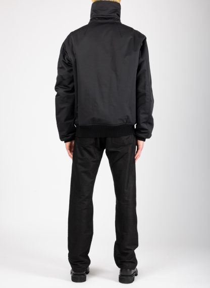 RICK OWENS RU02F4751 MU 09 Tower Dracuflight Bomber Jacket Padded Herren Jacke nylon cotton black hide m 8