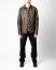 RICK OWENS RU02F4796 LCD 39 Tower Buttoned Brad Jacket Padded Men Herren Leder Jacke calf leather washed black hide m 3