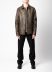 RICK OWENS RU02F4796 LCD 39 Tower Buttoned Brad Jacket Padded Men Herren Leder Jacke calf leather washed black hide m 3