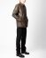 RICK OWENS RU02F4796 LCD 39 Tower Buttoned Brad Jacket Padded Men Herren Leder Jacke calf leather washed black hide m 5