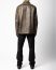 RICK OWENS RU02F4796 LCD 39 Tower Buttoned Brad Jacket Padded Men Herren Leder Jacke calf leather washed black hide m 7