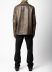 RICK OWENS RU02F4796 LCD 39 Tower Buttoned Brad Jacket Padded Men Herren Leder Jacke calf leather washed black hide m 7
