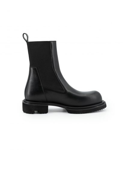 RICK OWENS RU02F4822 LOO 09 Tower Chelsea Boot Beatle Gabe Men Shoe Herren Schuh Stiefel calf leather black hide m 1