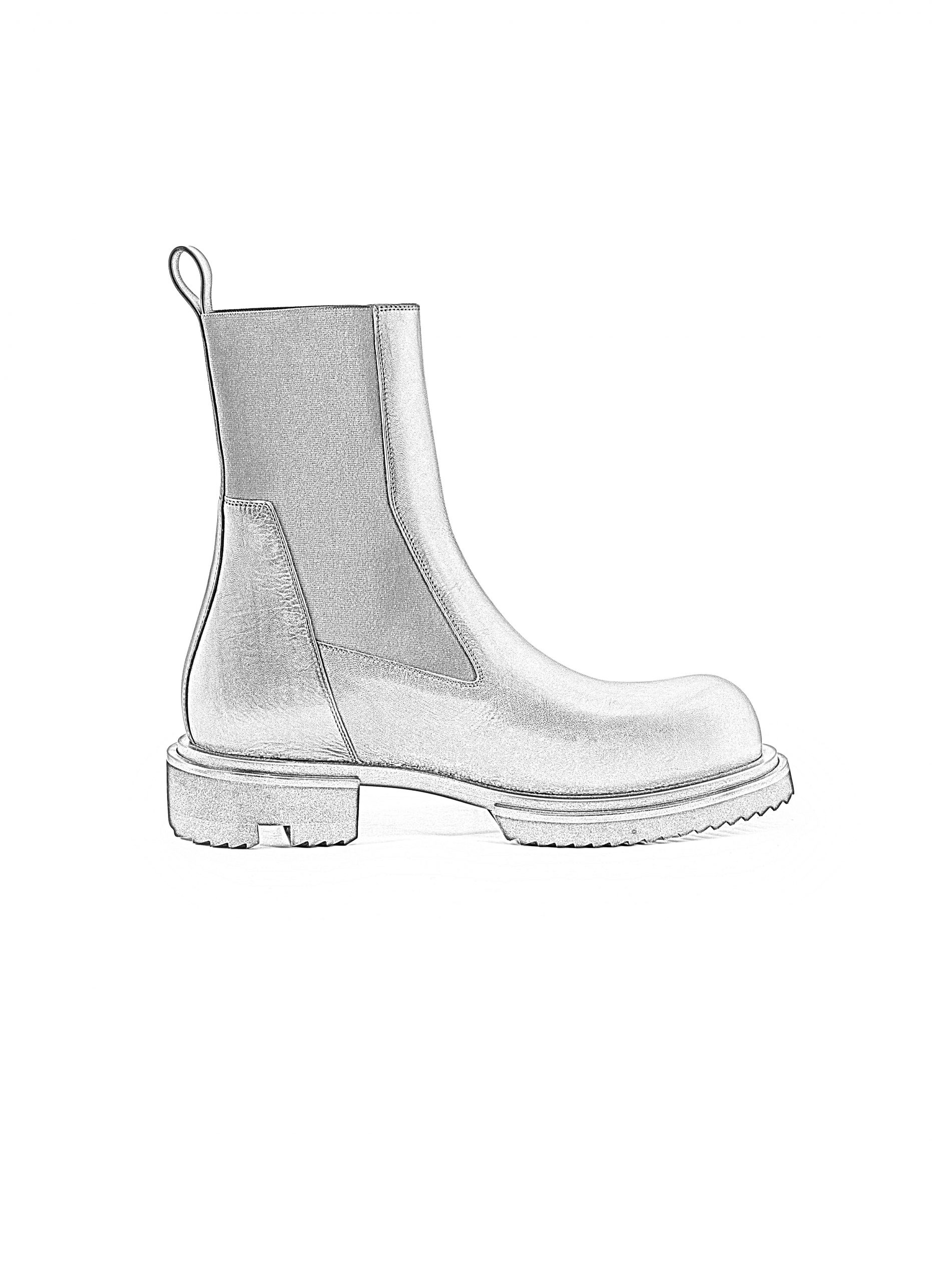RICK OWENS RU02F4822 LOO 09 Tower Chelsea Boot Beatle Gabe Men Shoe Herren Schuh Stiefel calf leather black hide m 2 RICK OWENS RU02F4822 LOO 09 Tower Chelsea Boot Beatle Gabe Men Shoe Herren Schuh Stiefel calf leather black hide m 2