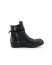 RICK OWENS RU02F4890 LCO 09 Tower High Sneaker Side Zip Men Herren Schuh cow leather full black hide m 3