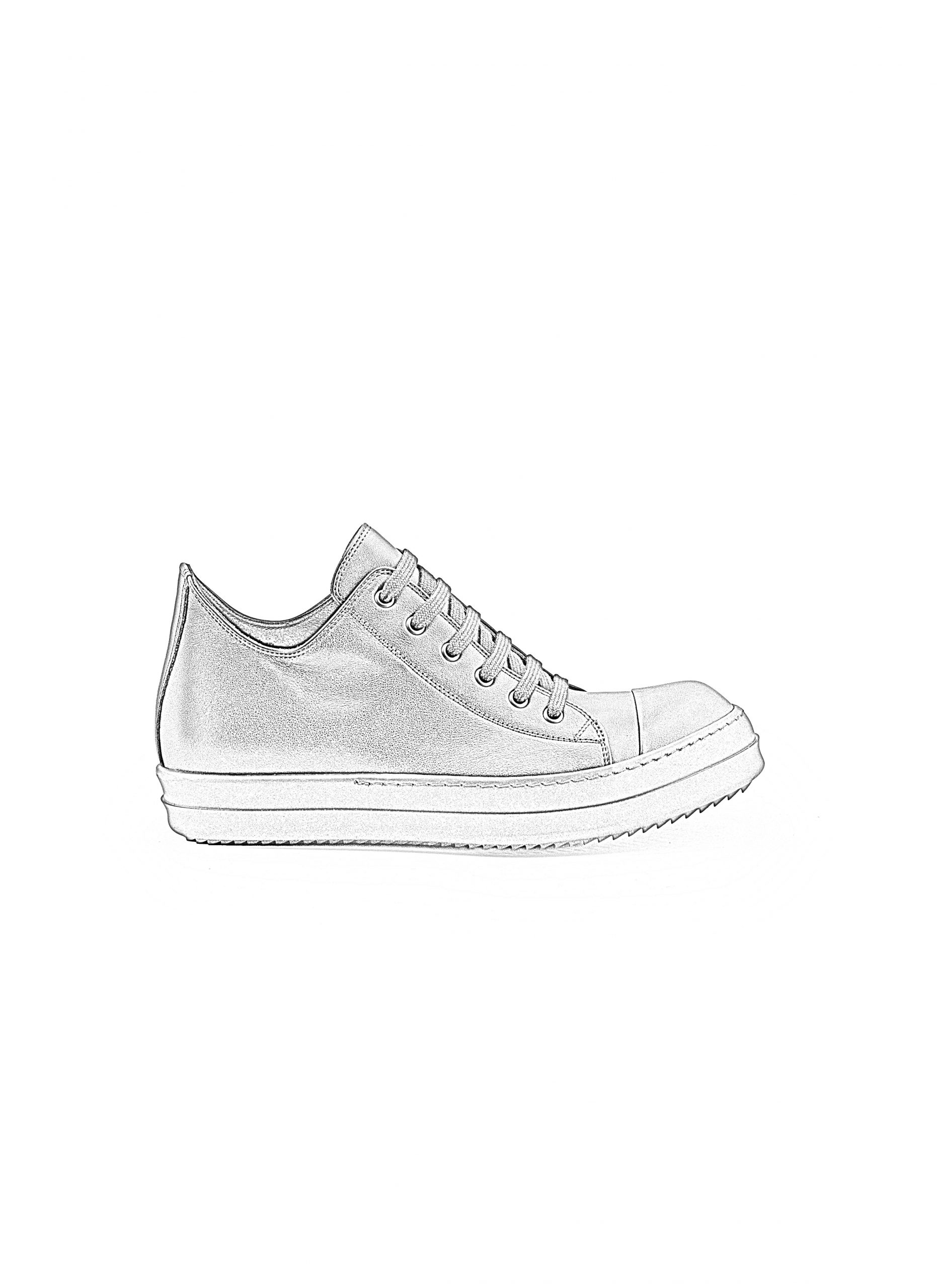 RICK OWENS RU02F4891 LCO 09 Tower Low Sneaker Men Herren Schuh cow leather full black hide m 2 RICK OWENS RU02F4891 LCO 09 Tower Low Sneaker Men Herren Schuh cow leather full black hide m 2