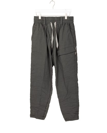 Taichi Murakami Men Cargo L:C Pants Trousers Herren Hose light cotton dark grey hide m 1