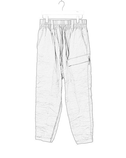 Taichi Murakami Men Cargo L:C Pants Trousers Herren Hose light cotton dark grey hide m 2