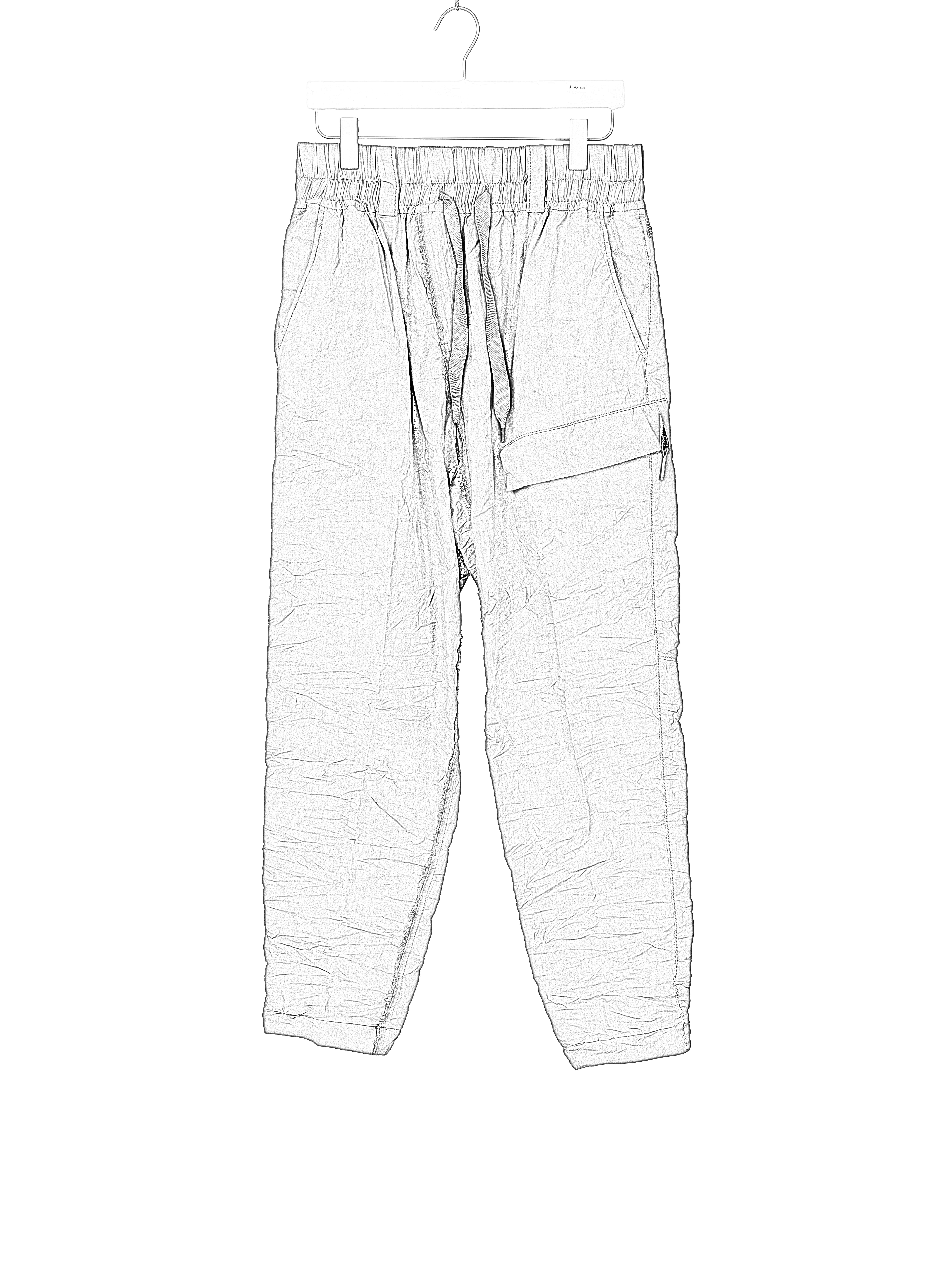 Taichi Murakami Men Cargo L:C Pants Trousers Herren Hose light cotton dark grey hide m 2