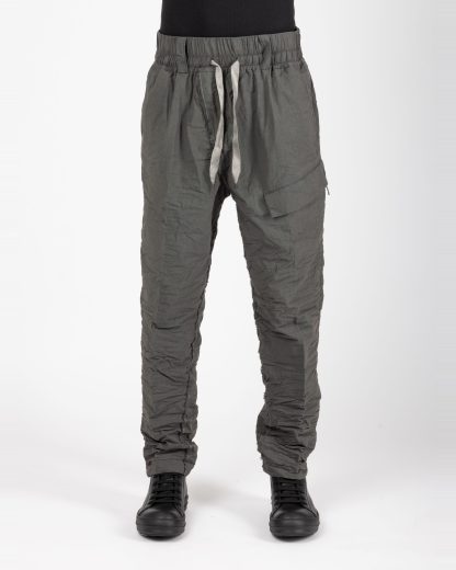 Taichi Murakami Men Cargo L:C Pants Trousers Herren Hose light cotton dark grey hide m 3