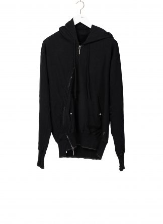 Taichi Murakami Men Displacement Sweat Parka Hooded Zipped Herren Sweater Jacket Jacke cotton black hide m 1