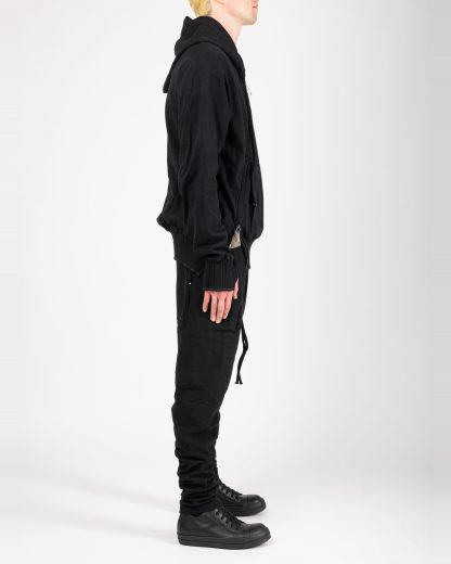 Taichi Murakami Men Displacement Sweat Parka Hooded Zipped Herren Sweater Jacket Jacke cotton black hide m 7