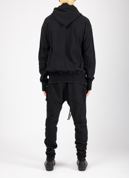 Taichi Murakami Men Displacement Sweat Parka Hooded Zipped Herren Sweater Jacket Jacke cotton black hide m 8