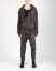 Taichi Murakami Men Displacement Sweat Parka Hooded Zipped Herren Sweater Jacket Jacke cotton dark grey hide m 4