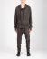 Taichi Murakami Men Displacement Sweat Parka Hooded Zipped Herren Sweater Jacket Jacke cotton dark grey hide m 6