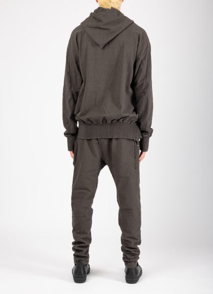 Taichi Murakami Men Displacement Sweat Parka Hooded Zipped Herren Sweater Jacket Jacke cotton dark grey hide m 9