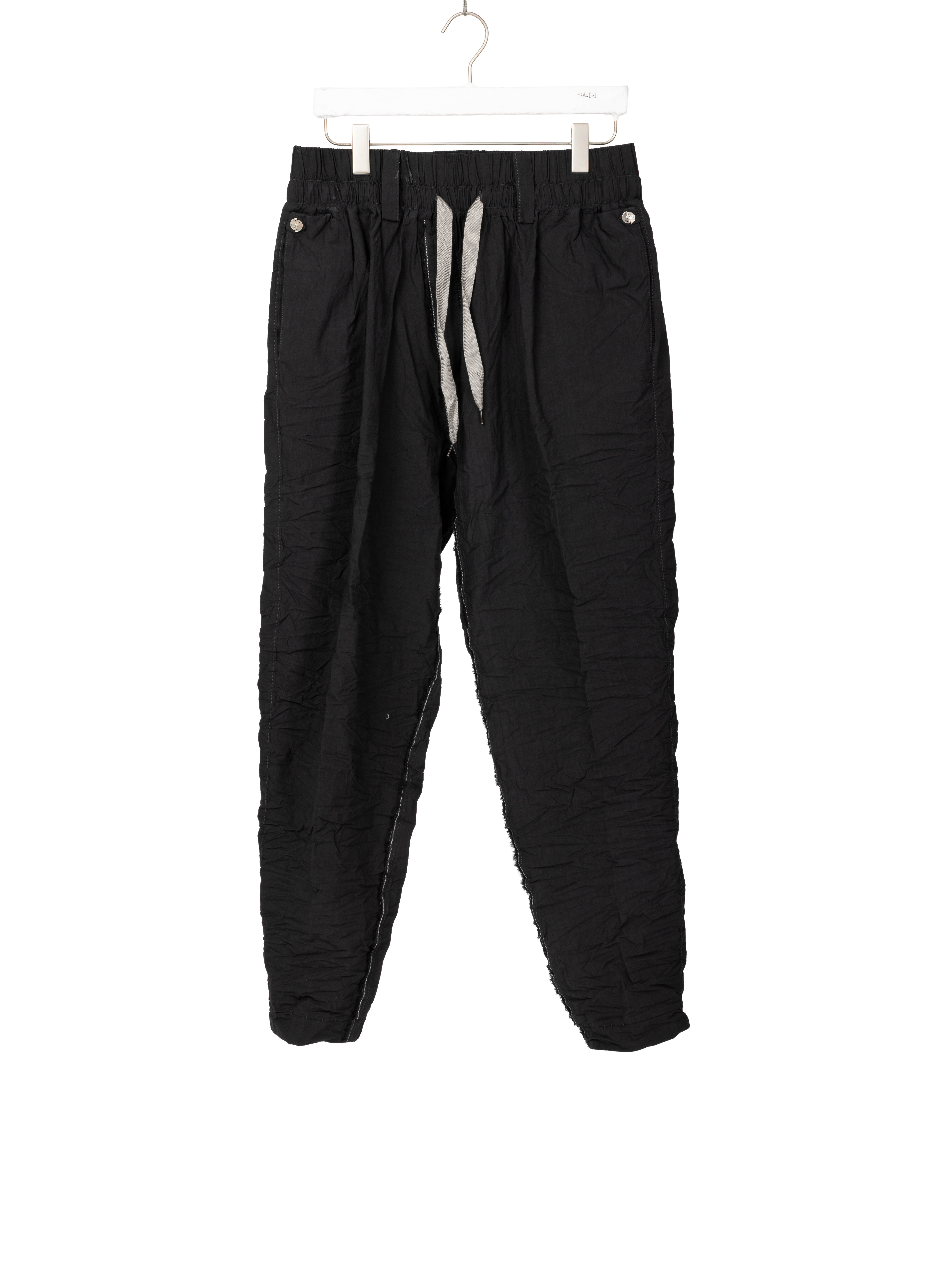 Taichi Murakami Men L P Cargo L:C Pants Trousers Herren Hose light cotton black hide m 1