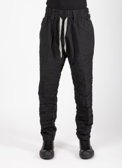 Taichi Murakami Men L P Cargo L:C Pants Trousers Herren Hose light cotton black hide m 3