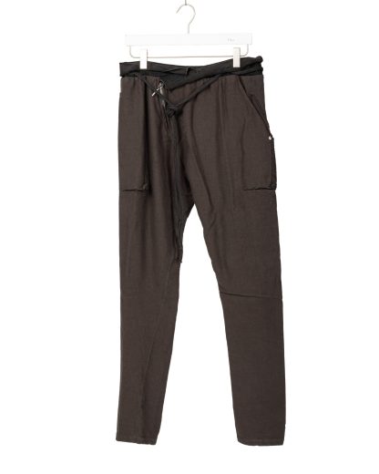 Taichi Murakami Men Sweat Pants Trousers Herren Hose Jogger cotton unbalanced jersey dark grey hide m 1