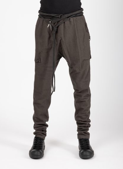 Taichi Murakami Men Sweat Pants Trousers Herren Hose Jogger cotton unbalanced jersey dark grey hide m 3