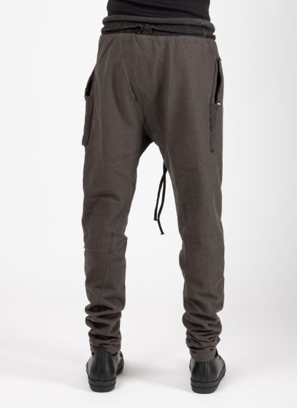 Taichi Murakami Men Sweat Pants Trousers Herren Hose Jogger cotton unbalanced jersey dark grey hide m 6