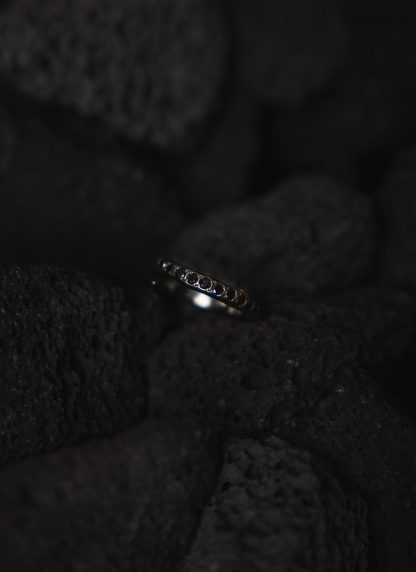 ROSA MARIA BIMBI 1 ST DIA BLK 1C Ring Jewellery Jewelry Schmuck 925 Sterling Silver Black Diamonds hide m 1