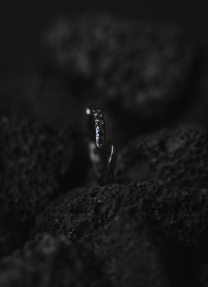 ROSA MARIA BIMBI 1 ST DIA BLK 1C Ring Jewellery Jewelry Schmuck 925 Sterling Silver Black Diamonds hide m 5