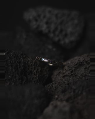 ROSA MARIA FAY ST DIA BLK Ring Jewellery Jewelry Schmuck 925 Sterling Silver Black Diamonds hide m 2