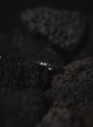 ROSA MARIA FAY ST DIA BLK Ring Jewellery Jewelry Schmuck 925 Sterling Silver Black Diamonds hide m 2