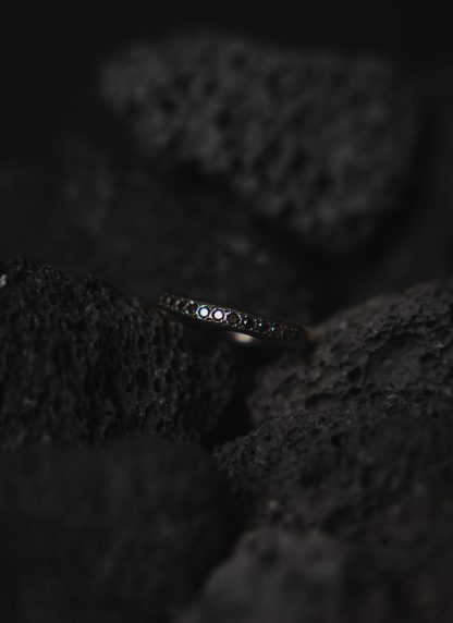 ROSA MARIA FAY ST DIA BLK Ring Jewellery Jewelry Schmuck 925 Sterling Silver Black Diamonds hide m 2