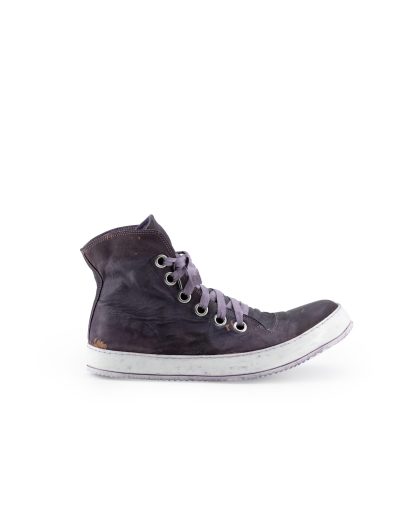 ADICIANNOVEVENTITRE A1923 AUGUSTA S2 Men Sneaker Herren Schuh dark purple kangaroo leather white rubber sole hide m 4