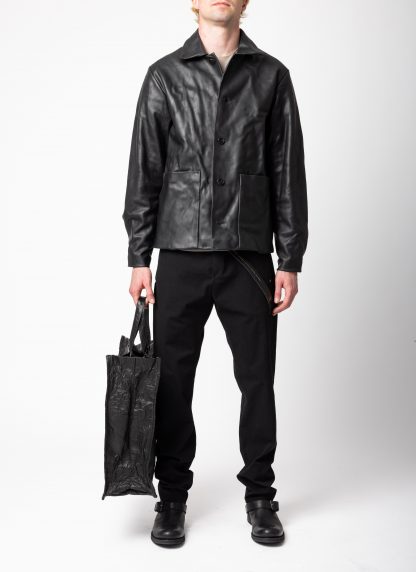 ADICIANNOVEVENTITRE A1923 AUGUSTA Tote Bag tasche memory calf leather black hide m 4