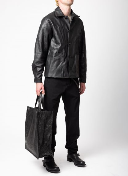ADICIANNOVEVENTITRE A1923 AUGUSTA Tote Bag tasche memory calf leather black hide m 5